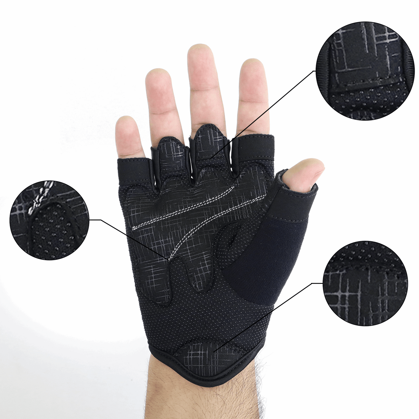 Stellman Lightning Strike Cycling Gloves – Lightweight Grip
