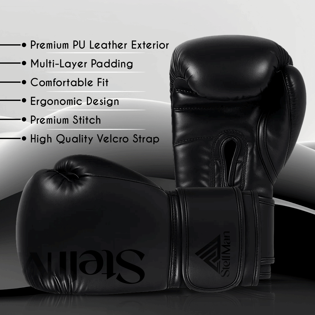 Stellman Huge 2.0 Grappling Gloves - Black