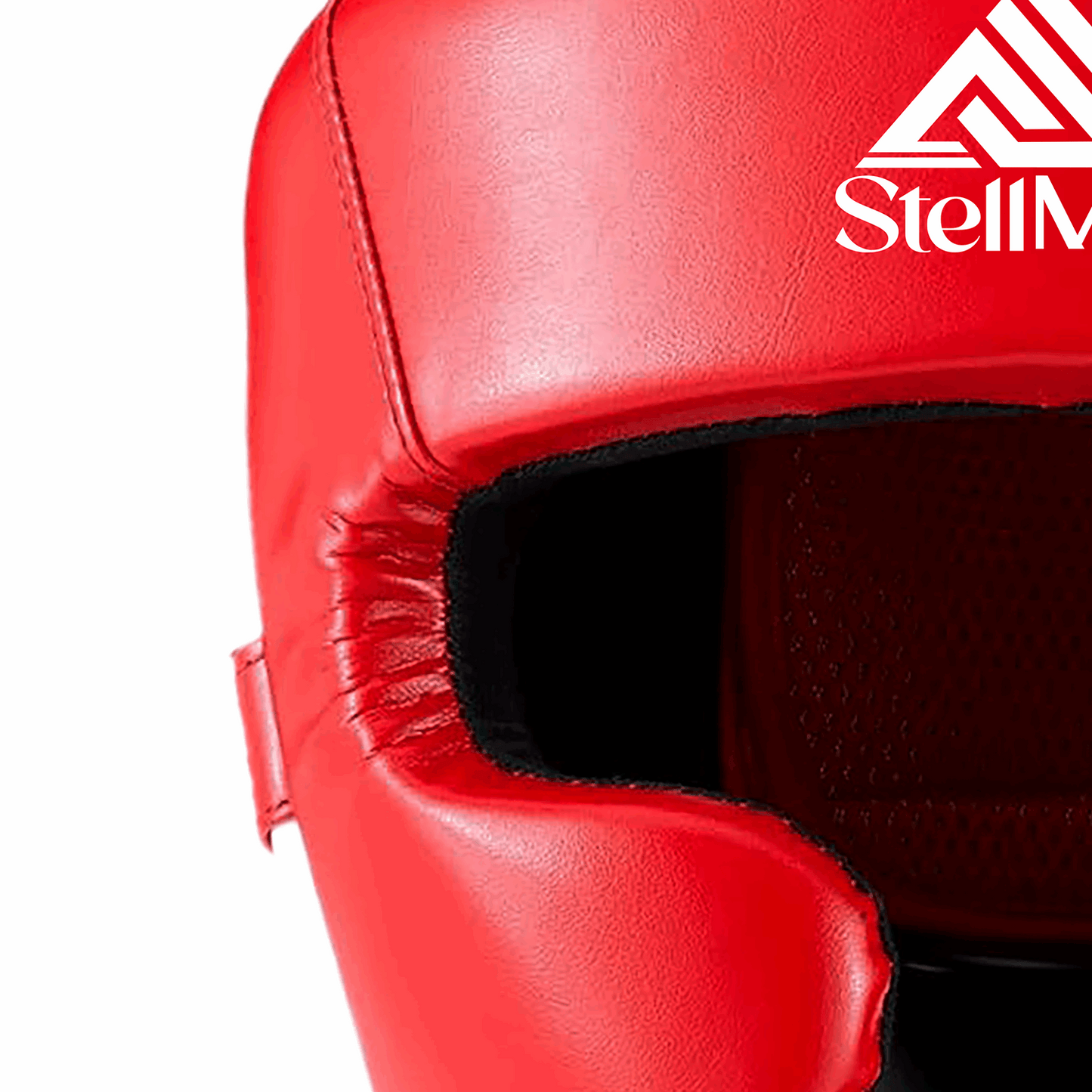 Stellman Warrior Pro Protective Sparring Headgear – Red Edition