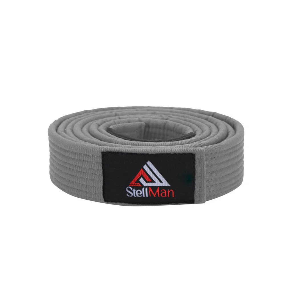 Stellman BJJ Grey Belt for Adults - IBJJF Compliant Brazilian Jiu