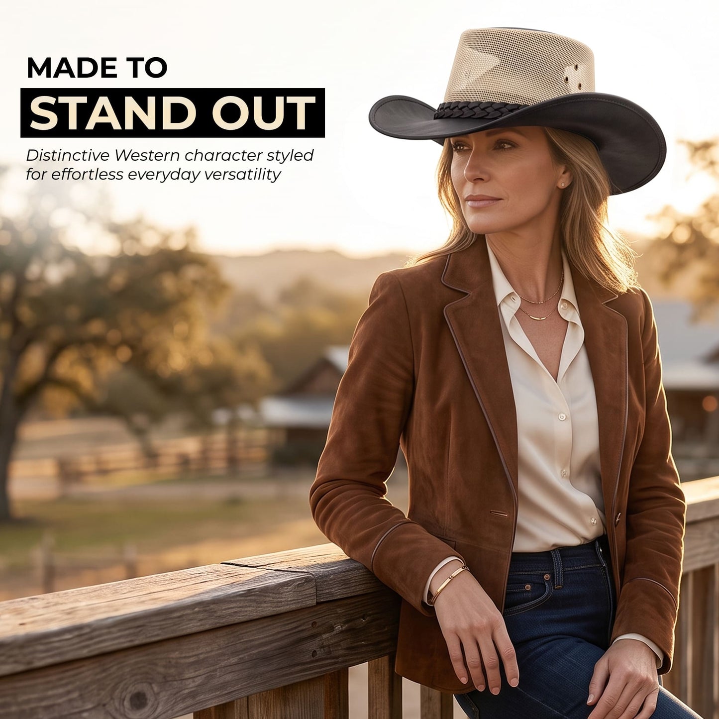 StellMan DustWeave Leather Hat