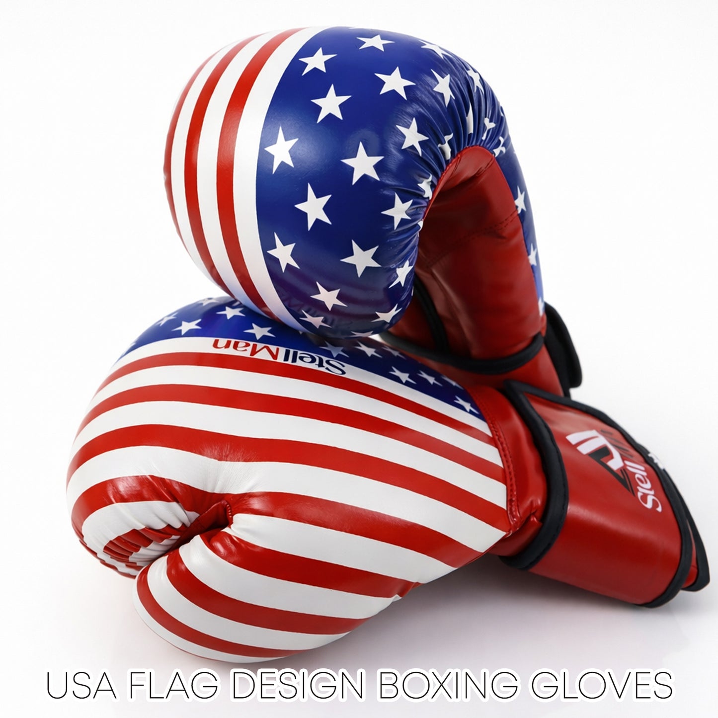 StellMan LibertyStrike Pro Boxing Gloves – USA Flag