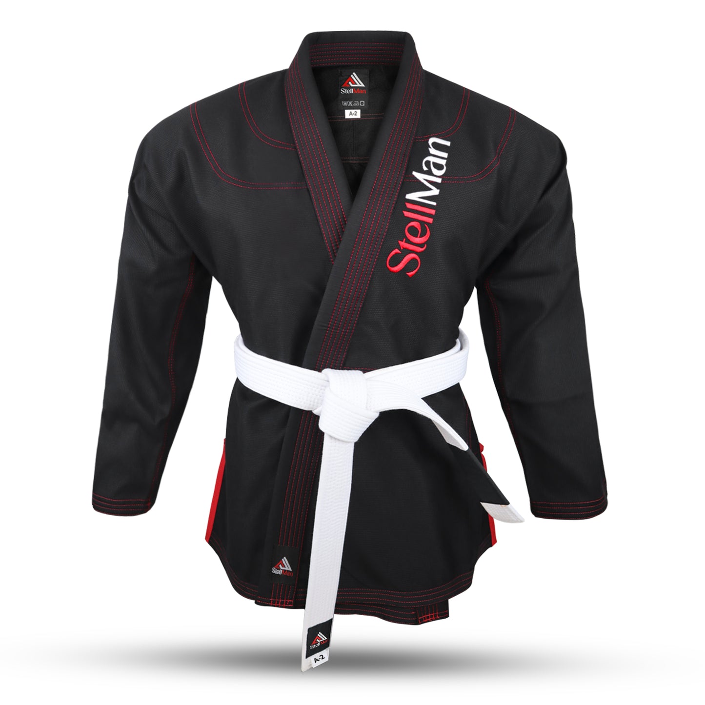 StellMan BJJ Gi for Men | Premium Brazilian Jiu-Jitsu Gi - Black