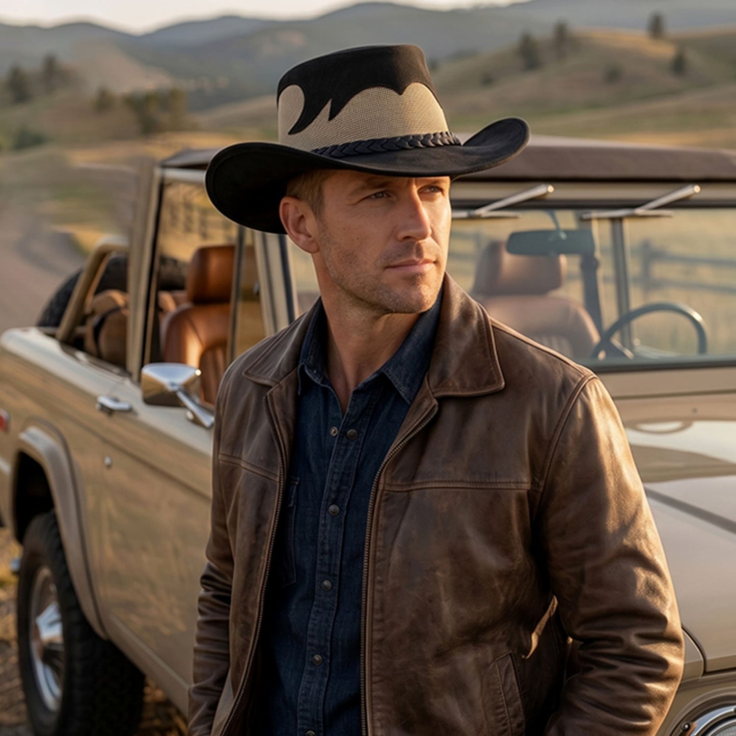 StellMan RavenEdge Leather Hat
