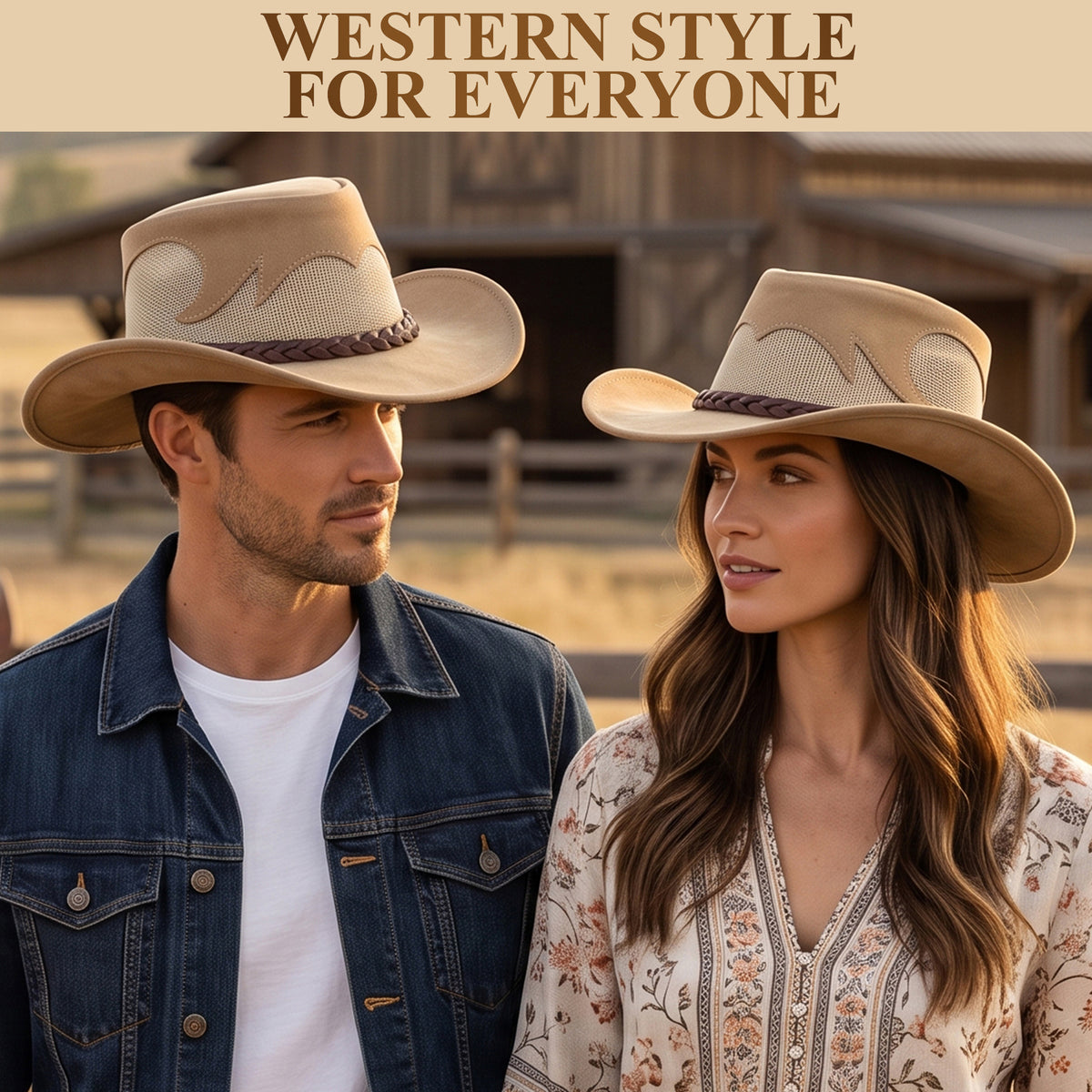 StellMan DuneEdge Suede Leather Cowboy Hat