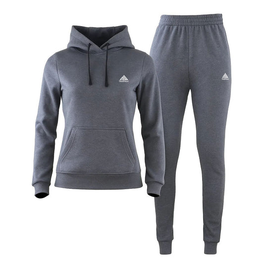 Stellman Aura Tracksuit – Women’s 2-Piece Set – Grey | Casual Active Fit