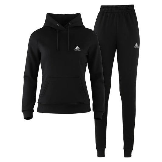Stellman Aura Tracksuit – Women’s 2-Piece Set – Black | Hoodie + Jogger