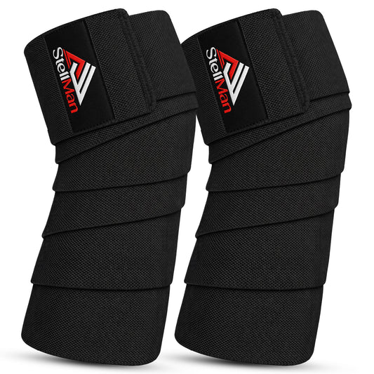 Stellman PowerSpiral Weight Lifting Knee Wraps