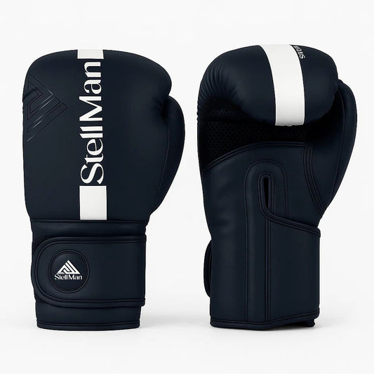 Stellman ProStrike Boxing Gloves-Black/White