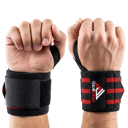 Stellman GripLock Pro Weight Lifting Wrist Wraps