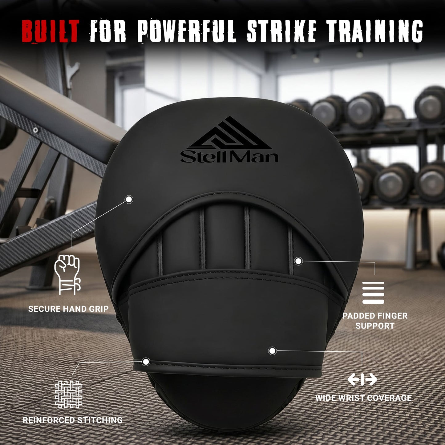 Stellman Iron Guard MMA Focus Mitts – High-Impact Coaching Mitts for Fighters