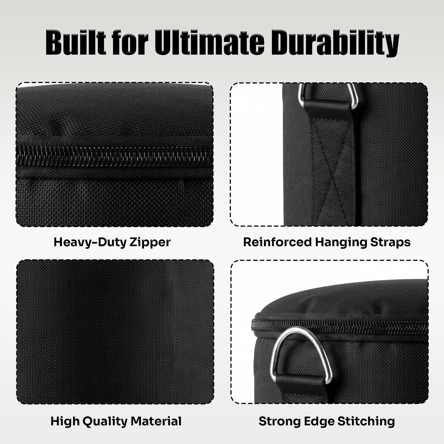 Stellman Heavy-Duty MMA Hanging Punching Bag – Black | Built for Intense Training