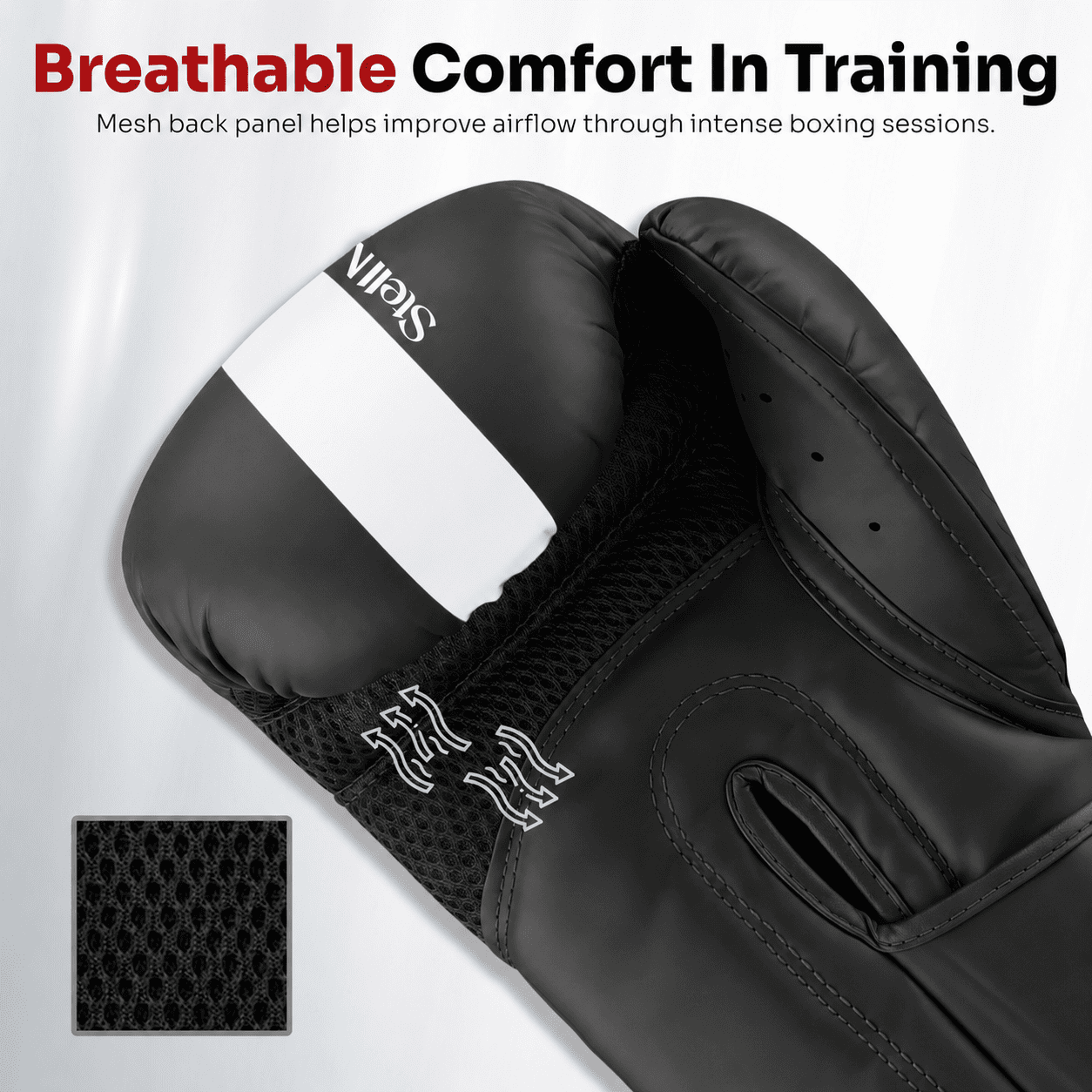 Stellman ProStrike Grappling Gloves-Black/White
