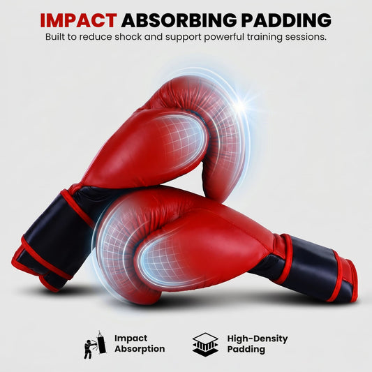 Heavy Hitter Red Boxing Gloves