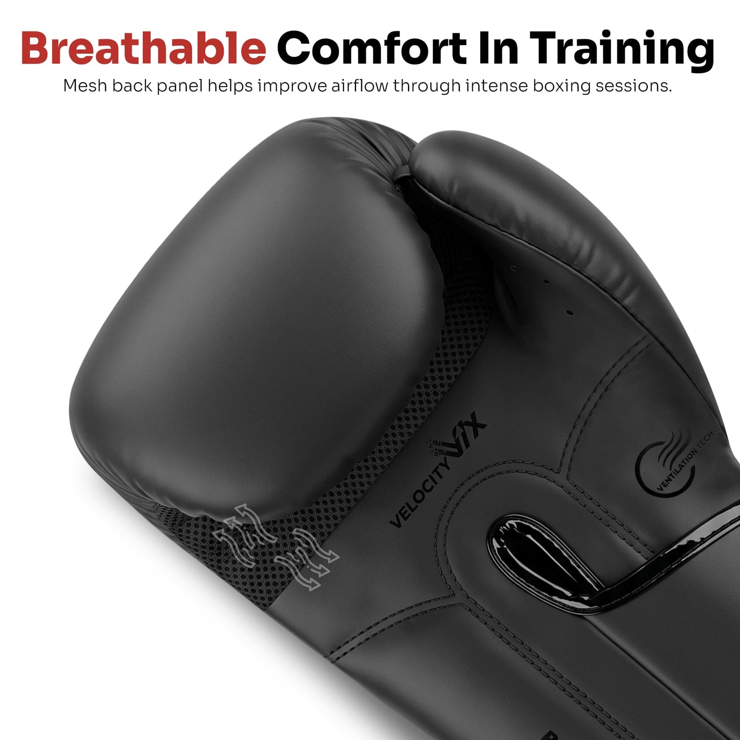 StellMan Shadow Pro Boxing Gloves – Matte Black Edition
