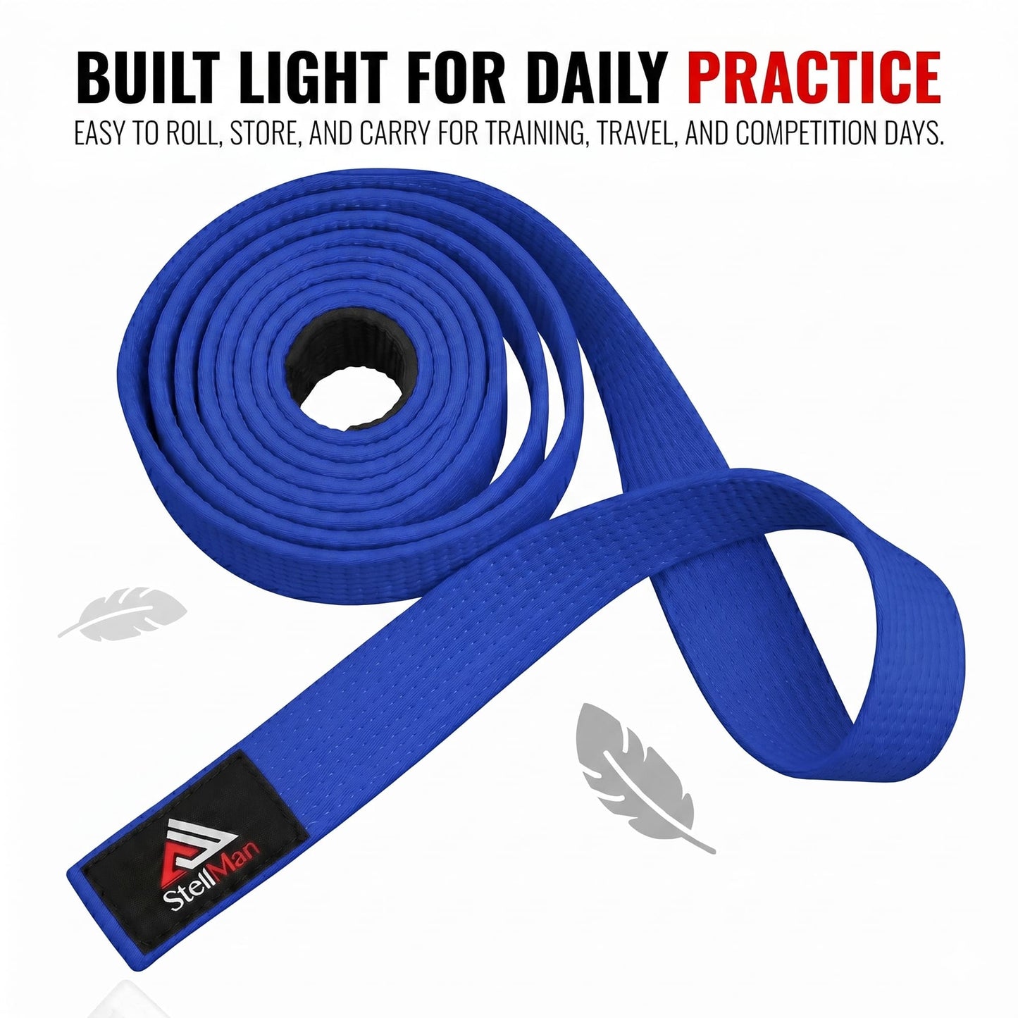 StellMan RankBlade Karate Belt – Adult Blue Rank