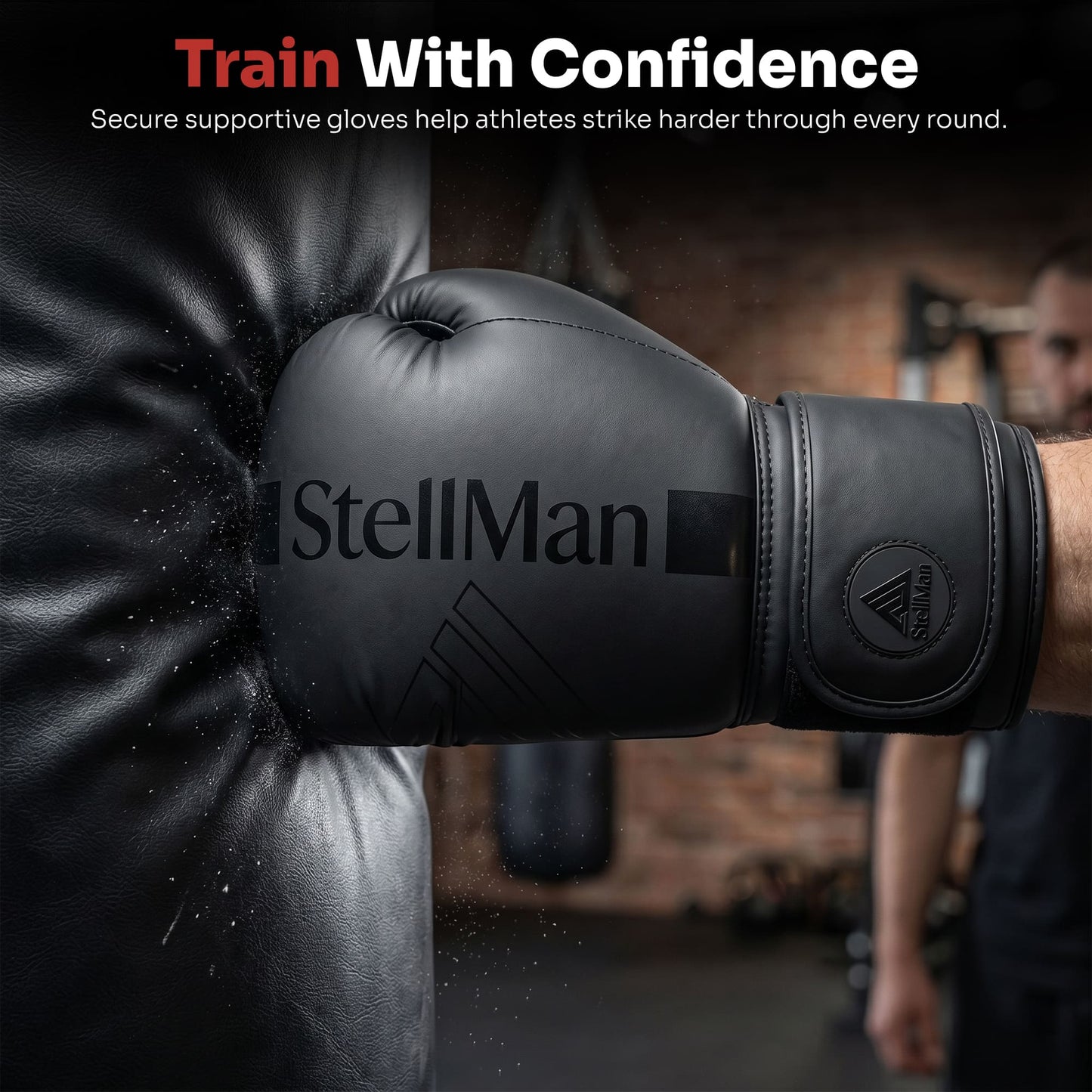 Stellman Contender 2.0 Grappling Gloves-Black/Black