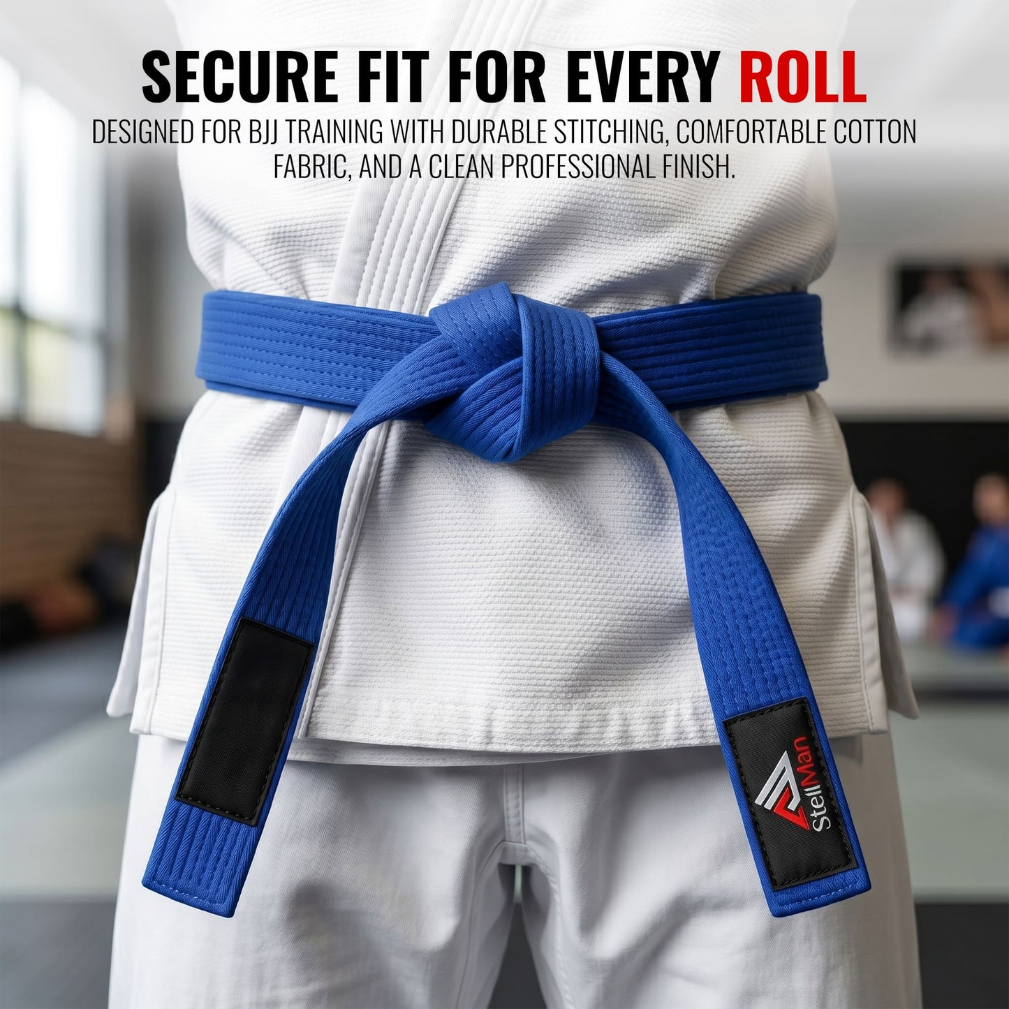 StellMan RankBlade Karate Belt – Adult Blue Rank