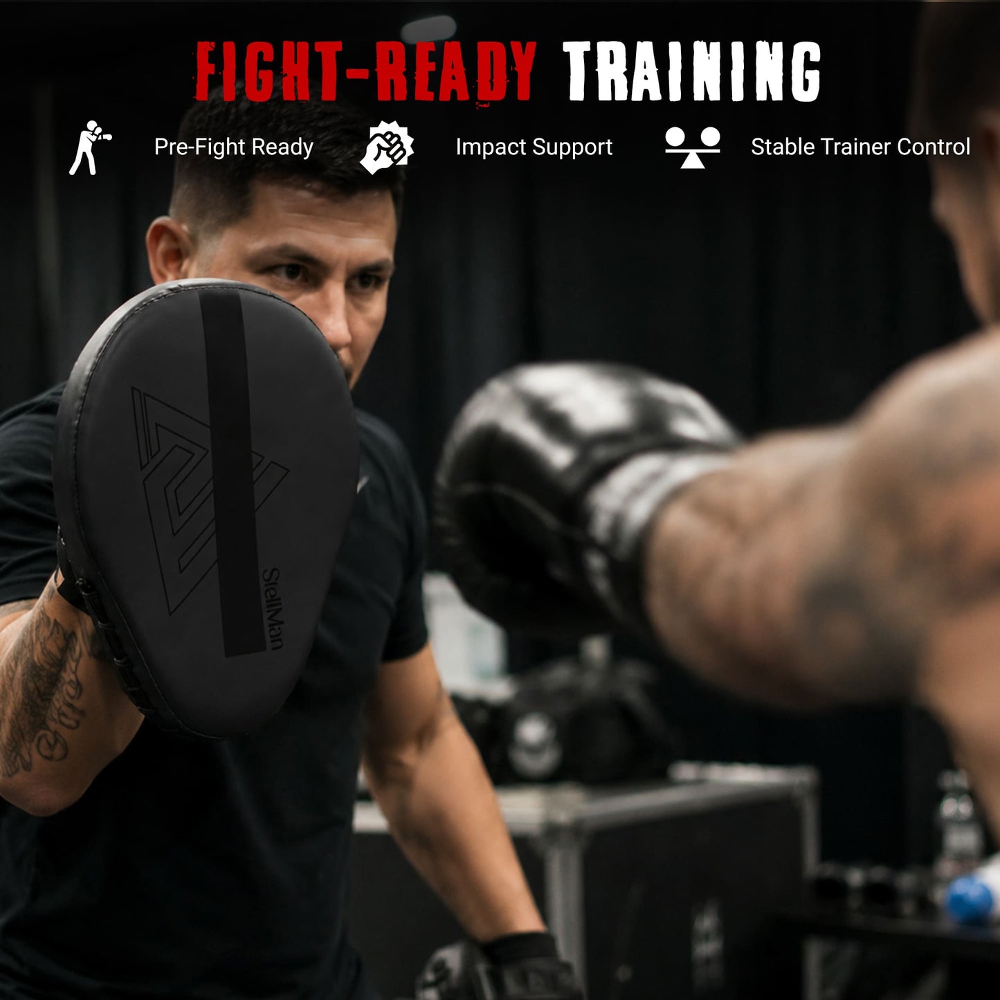 Stellman Stealth Strike MMA Focus Pads – Precision Impact Pads for Combat Drills