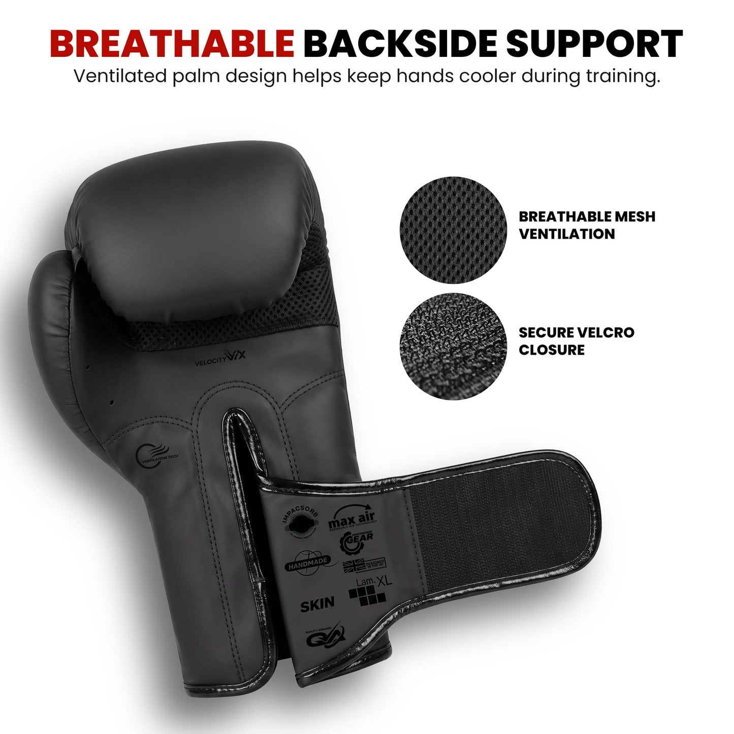 StellMan Shadow Pro Boxing Gloves – Matte Black Edition