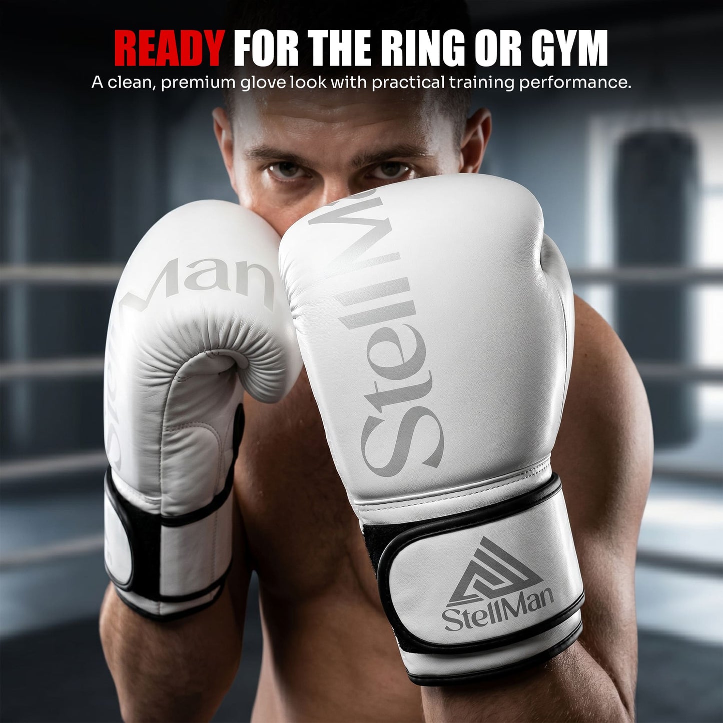 Stellman Lightning Strike White Grappling Gloves