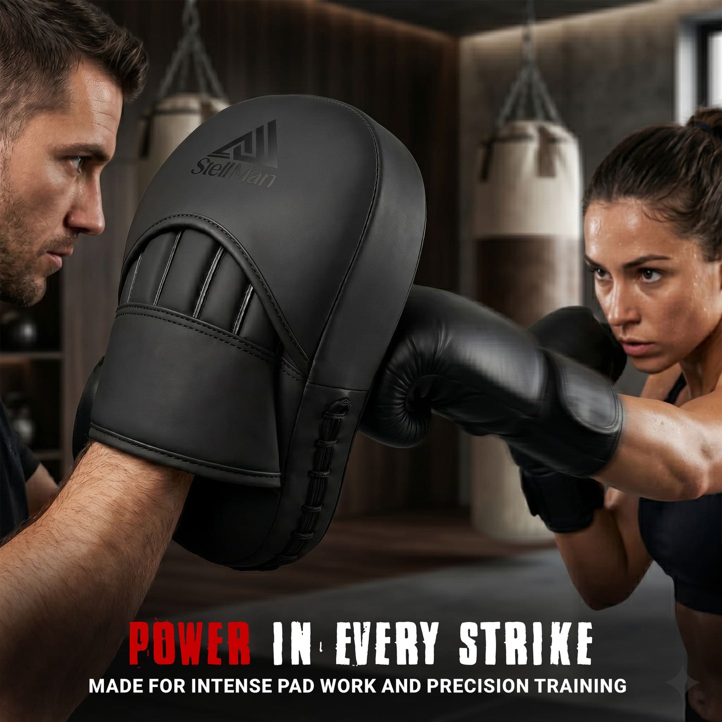 Stellman Stealth Strike MMA Focus Pads – Precision Impact Pads for Combat Drills