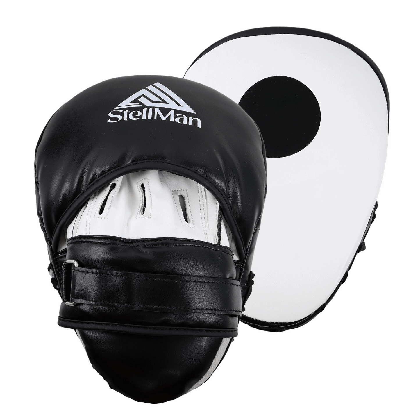 Stellman Pro Target Focus Pads – Curved Black & White Training Gear