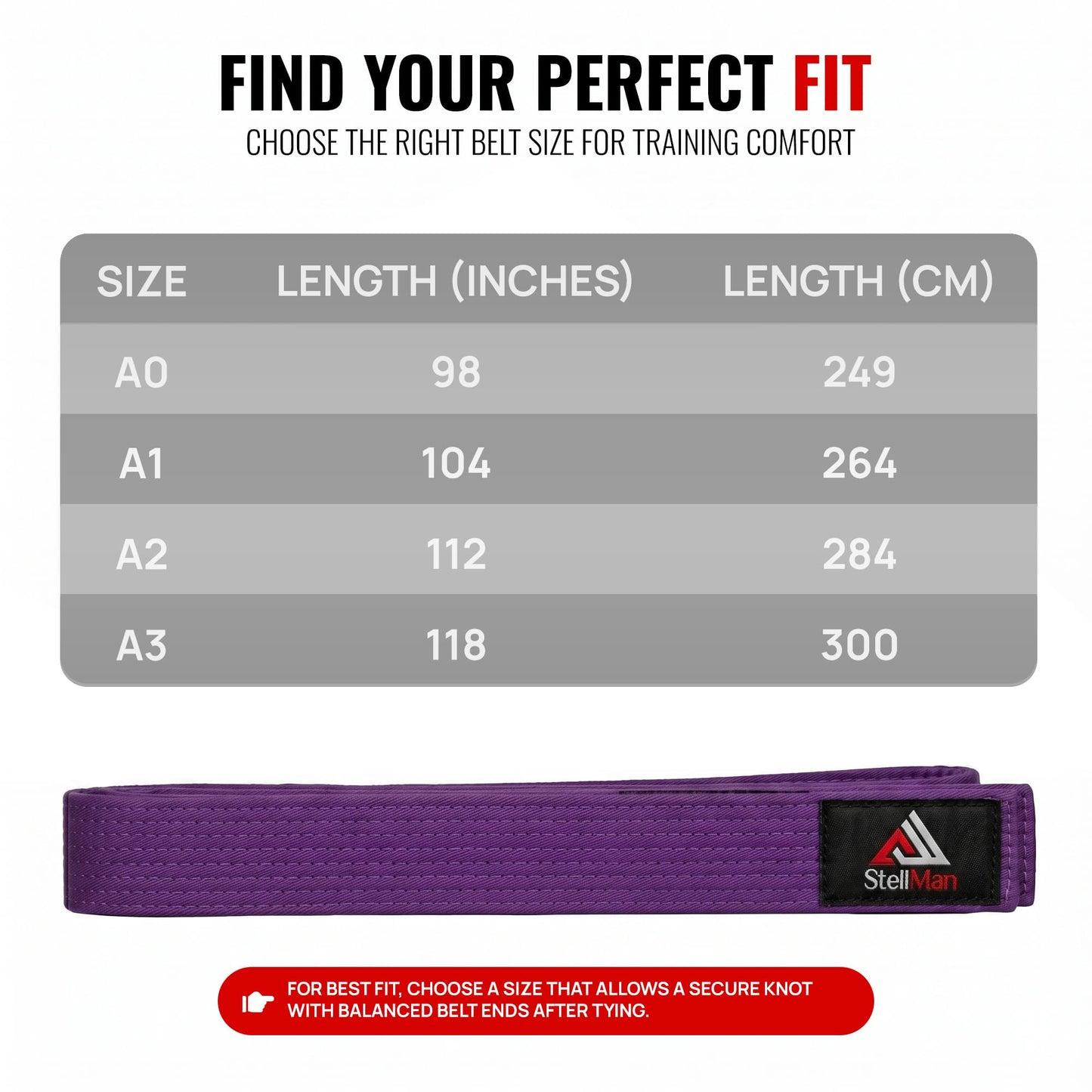 StellMan ValorBand Brazilian Jiu Jitsu Adults BJJ Purple Belt