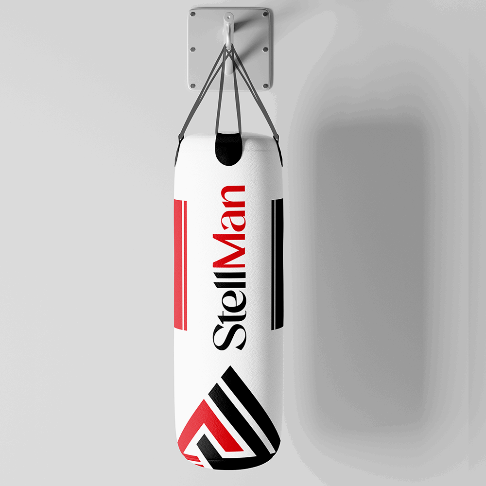 Stellman Compact MMA Hanging Punching Bag | Space-Saving Design