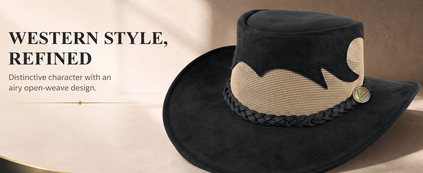 StellMan RavenEdge Leather Hat