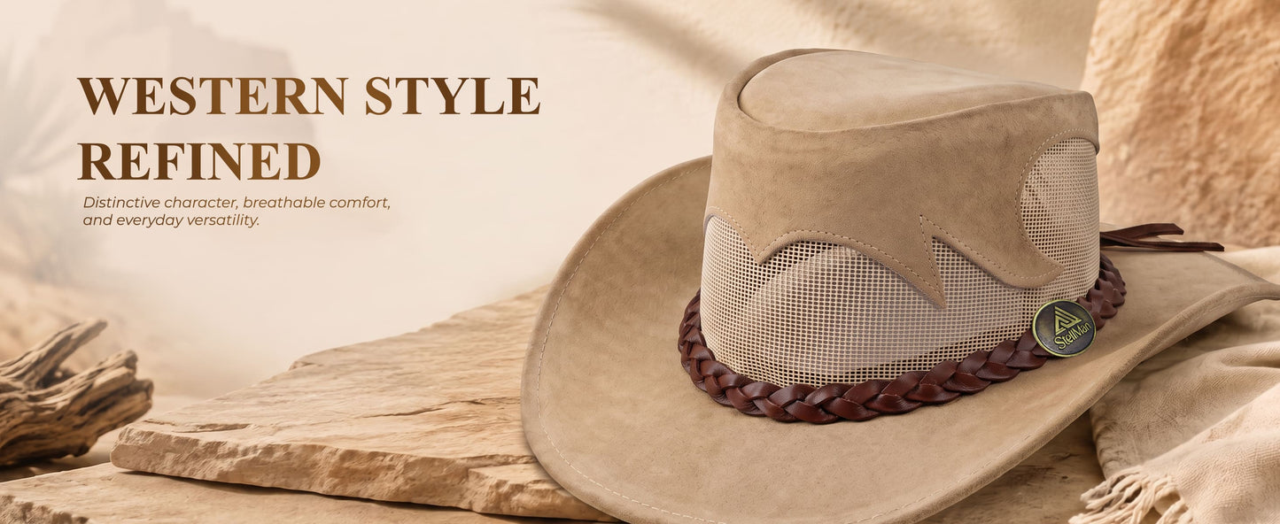 StellMan DuneEdge Leather Hat