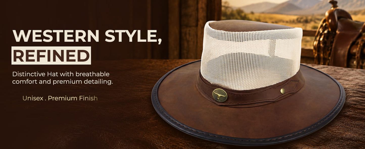 StellMan MesaBreeze Leather Hat