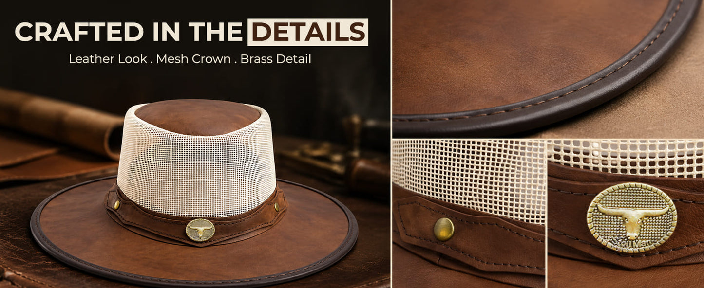 StellMan MesaBreeze Leather Hat