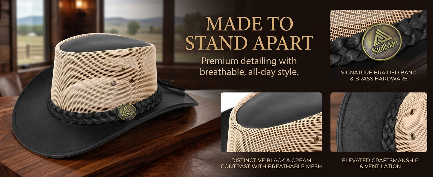 StellMan DustWeave Leather Hat