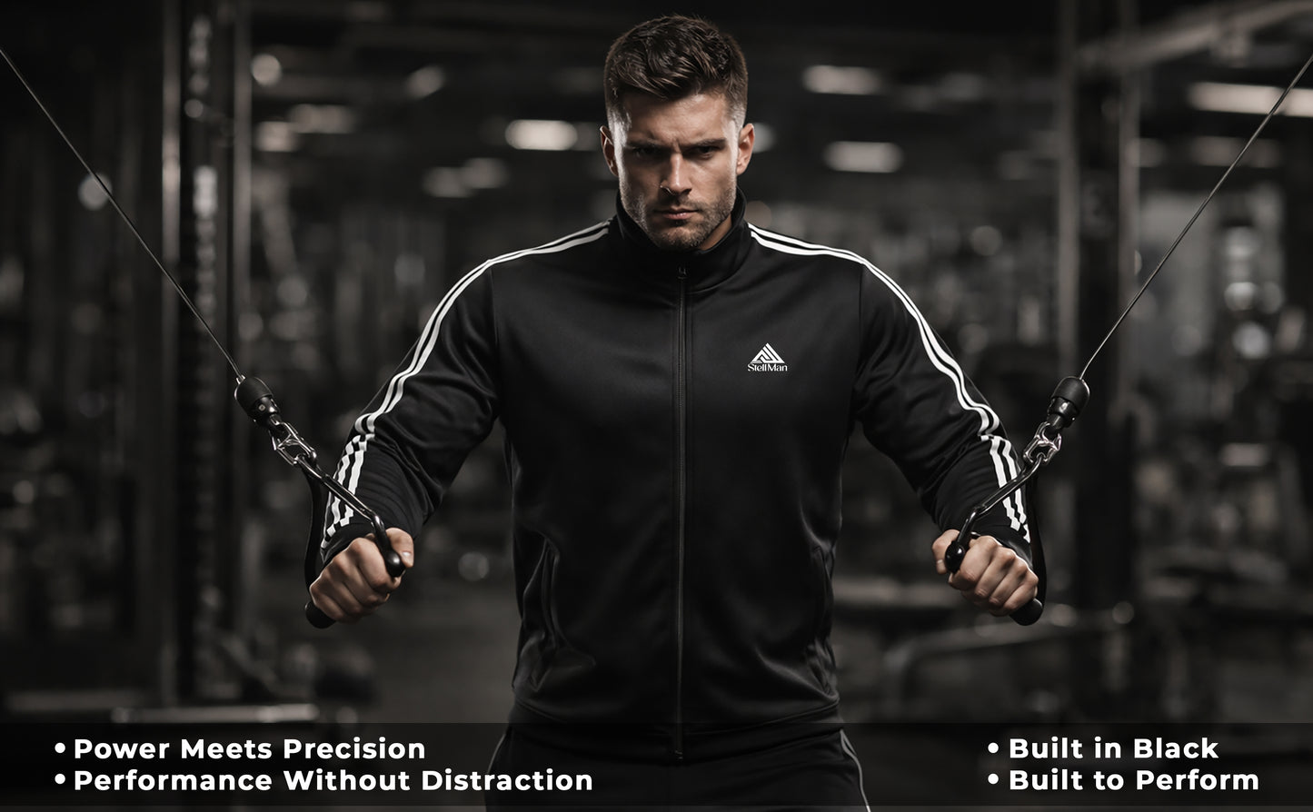 StellMan Men's Athletic Tracksuit Set – Casual Sweat Suit for Gym & Training