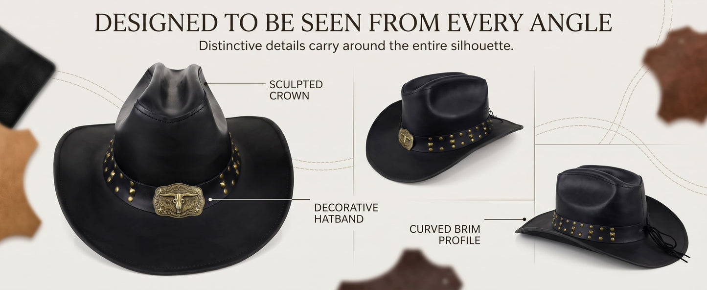 StellMan RogueBrand Leather Hat