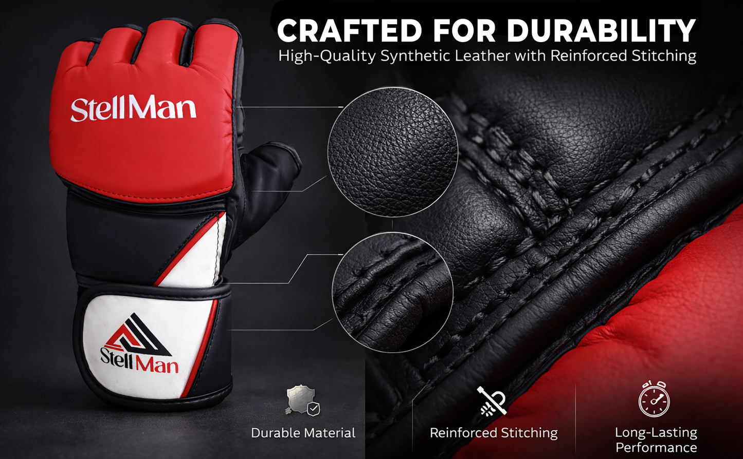 StellMan Griptex Combat MMA Gloves