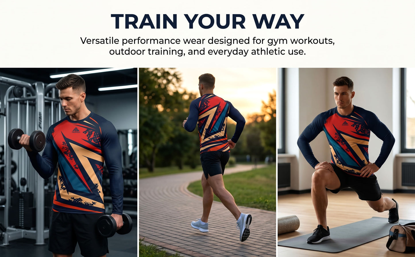 StellMan Apex Sublimated Rash Guard – BJJ/MMA Training Shirt