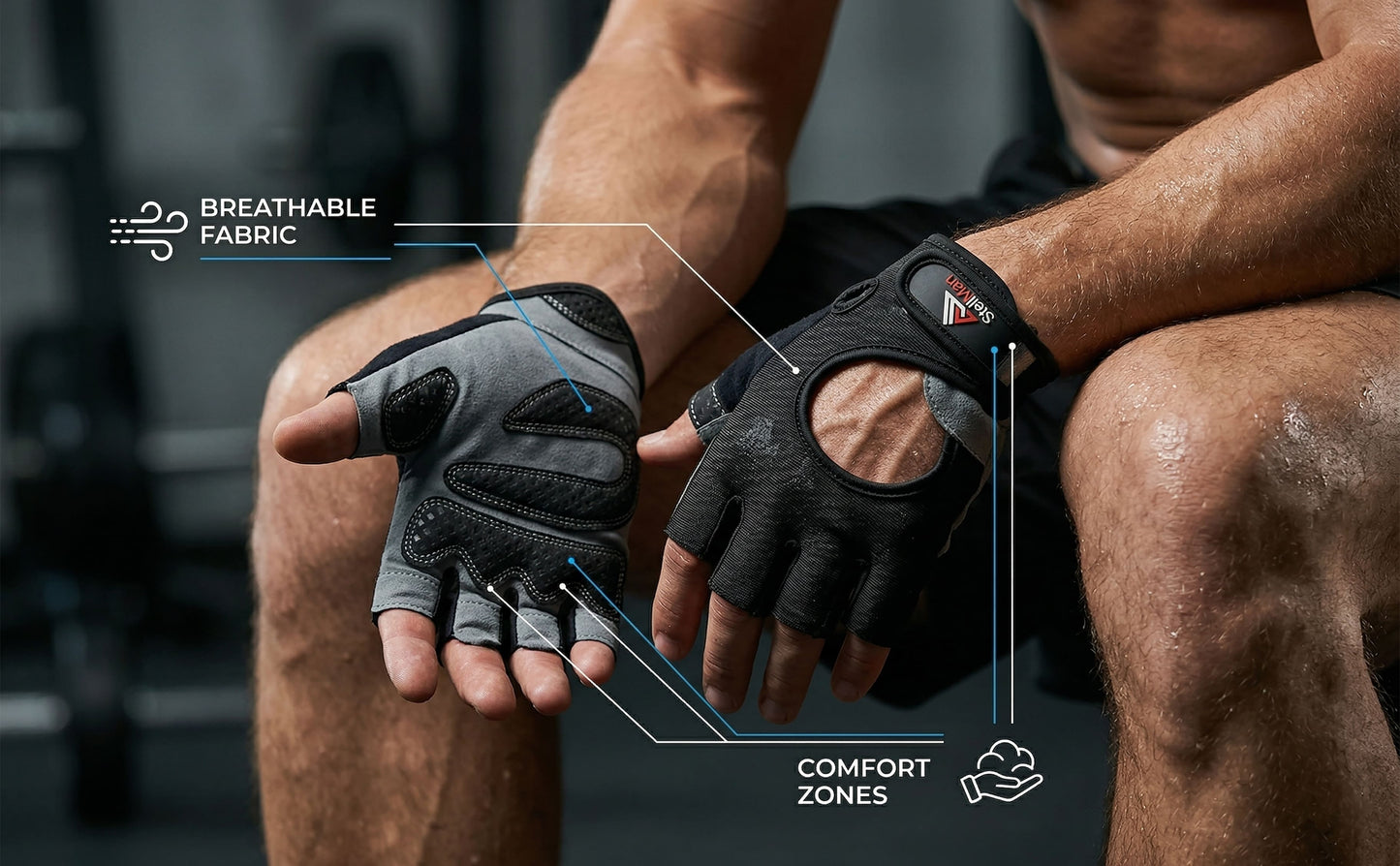 Stellman HyperMax Weightlifting Gloves