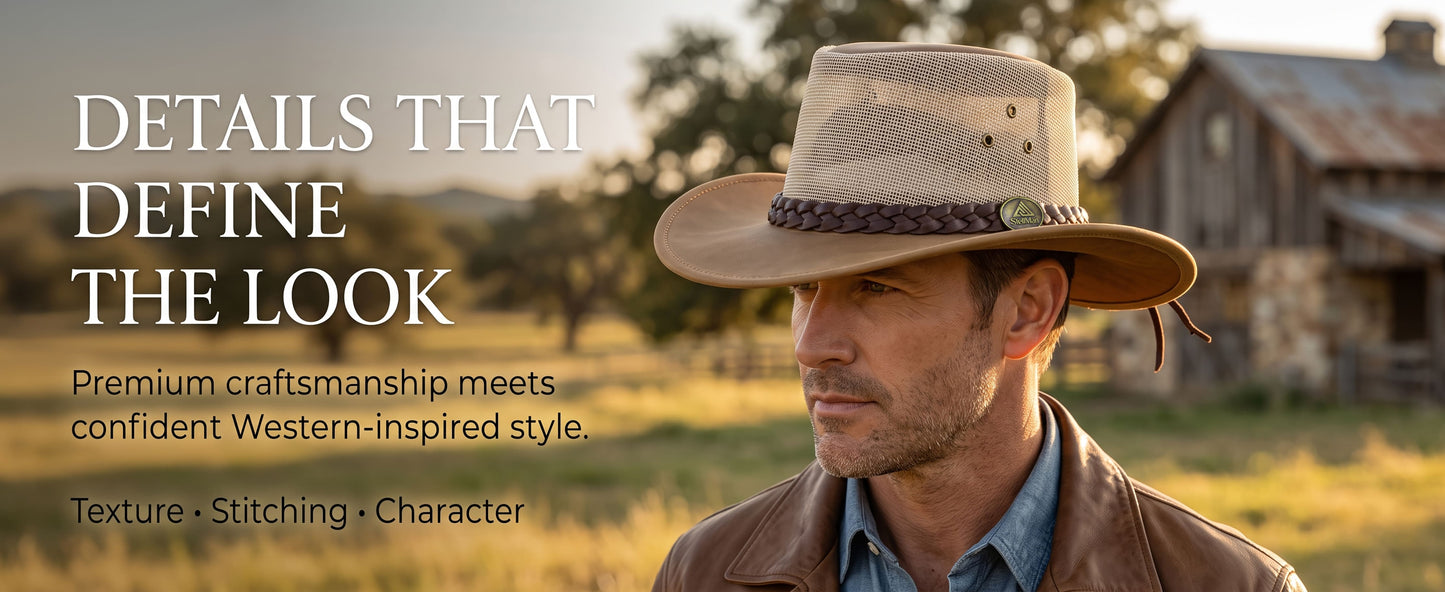 StellMan SandTrail Leather Hat