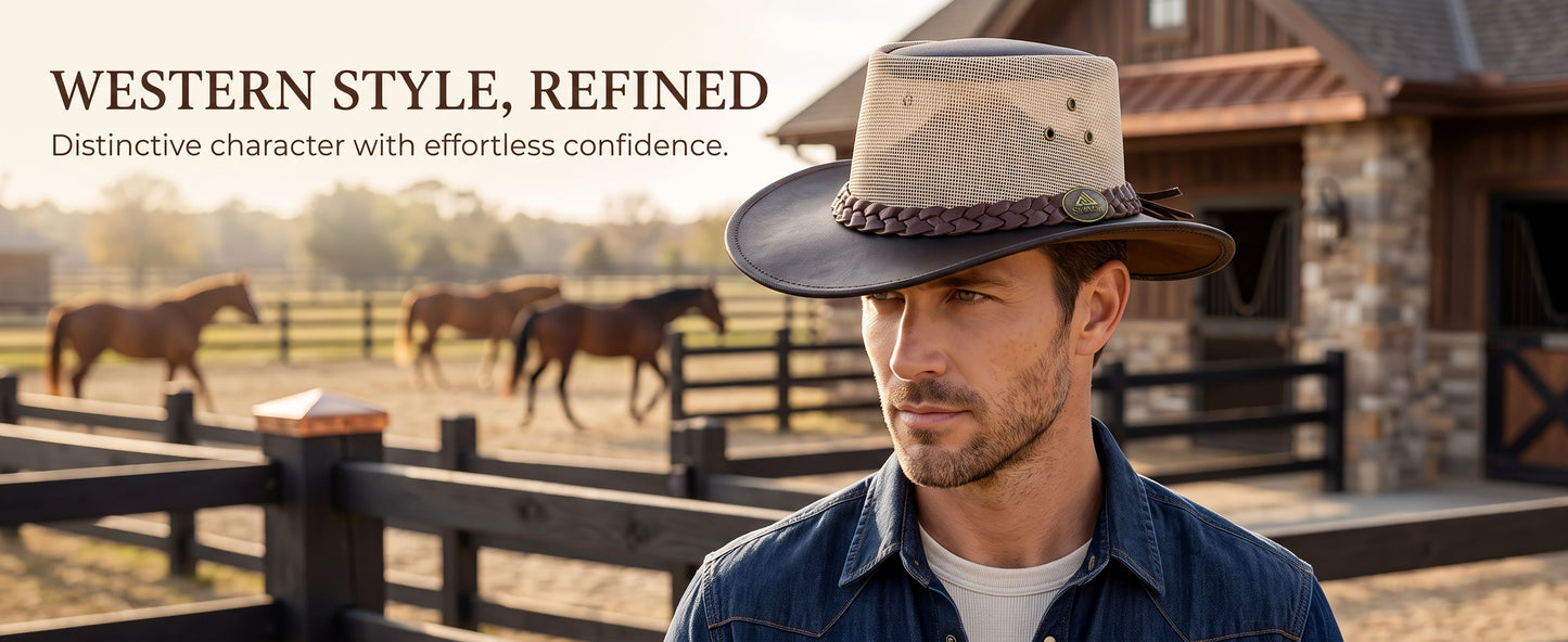 StellMan DesertWind Leather Hat