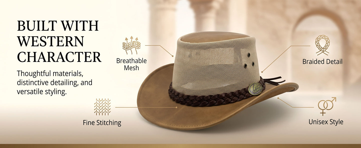 StellMan SandTrail Leather Hat