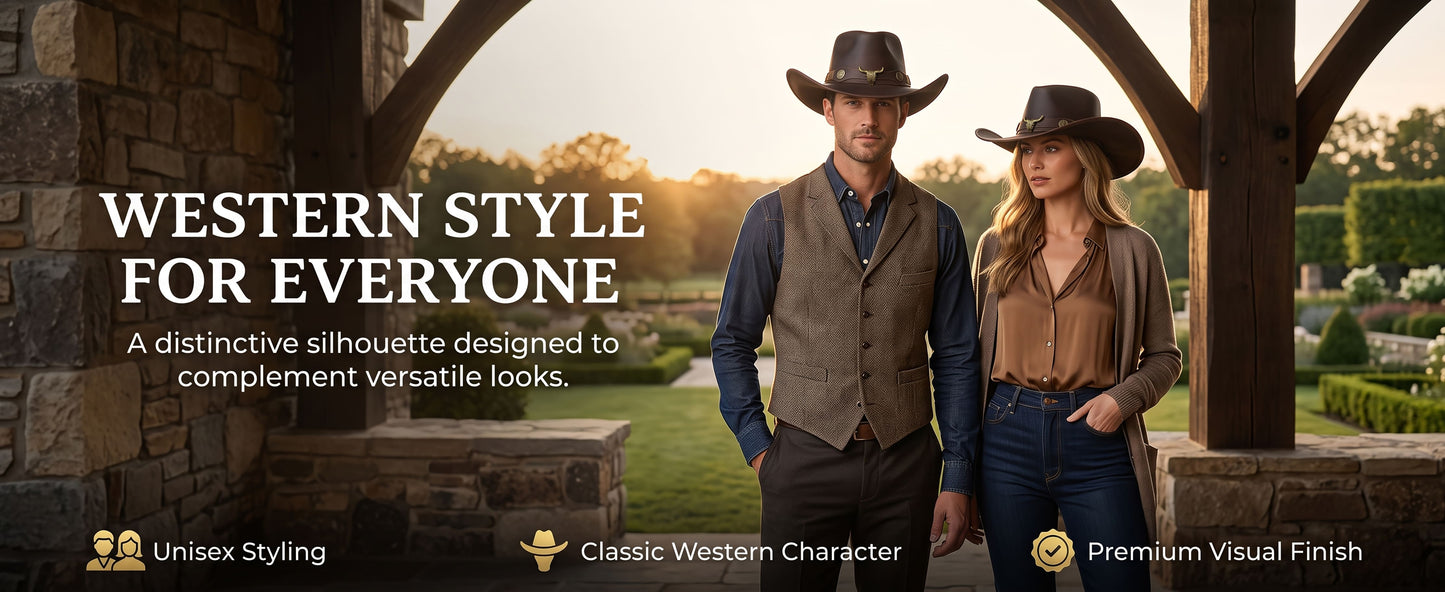StellMan CanyonHorn Leather Hat