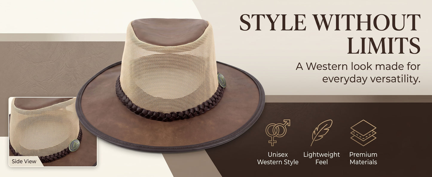 StellMan BrownRange Leather Hat
