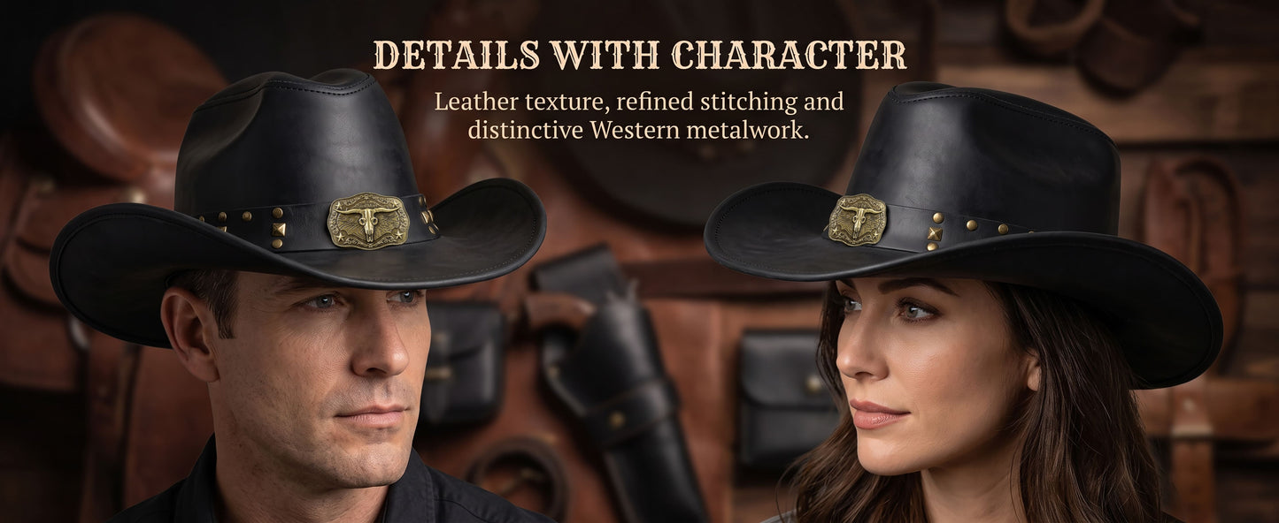 StellMan RogueBrand Leather Hat