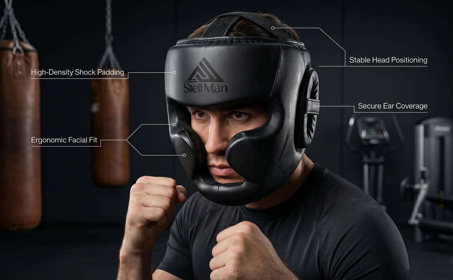 Stellman Phantom Strike Boxing Headgear