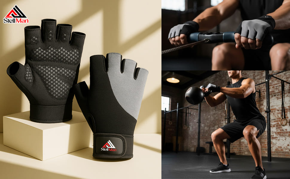 Stellman PowerLock Cycling Gloves – Secure Fit & Breathable Design
