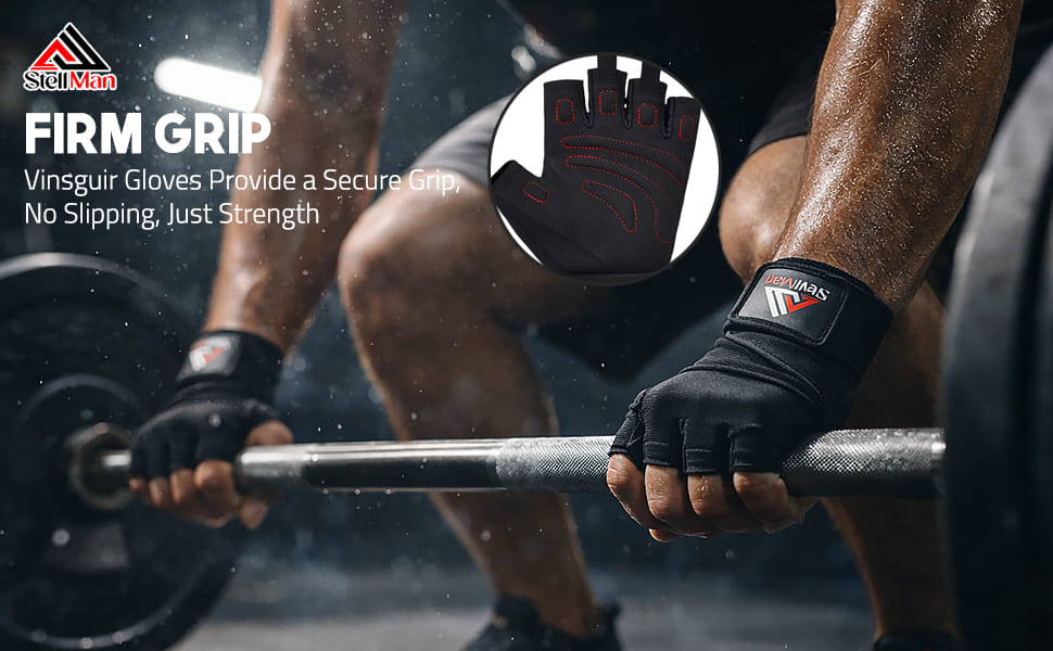 Stellman LiftLock Weightlifting Gloves