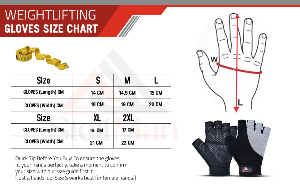 Stellman PowerLock Cycling Gloves – Secure Fit & Breathable Design