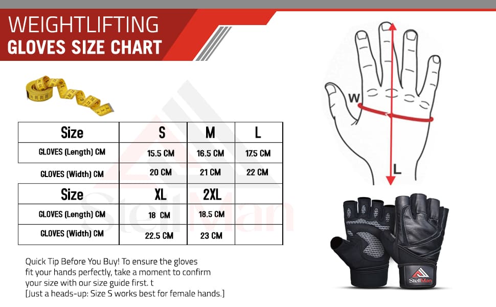 Stellman Apex Strength Gym Gloves